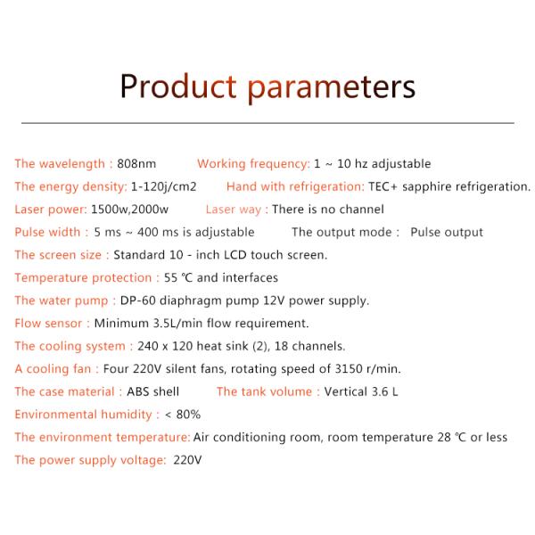 808 - 810 nm Diode Laser Removal Hair Machine With Non Channel Handle