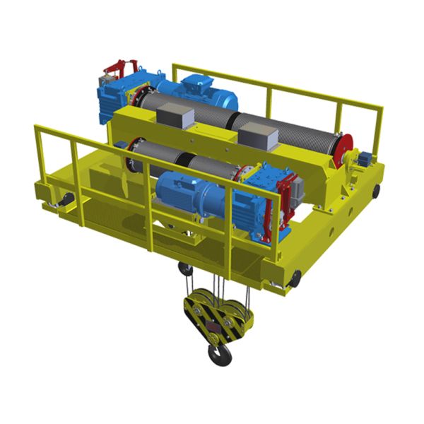 Electrical Double Hook Double Trolley Electric Overhead Traveling Crane Double Girder Bridge Crane 10T 20T 30T 40T 50T 60T