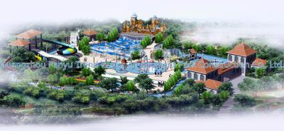 O projeto conceptual de Waterpark, parques da água projeta/parque personalizado da água