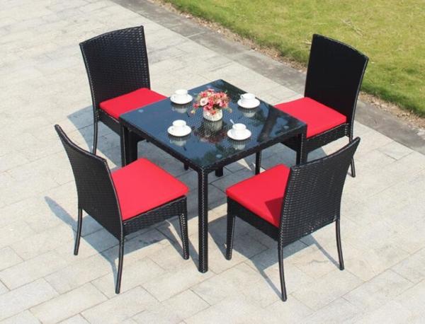 PE Rattan wicker chair Hotel Aluminium Outdoor Garden Patio chair and table