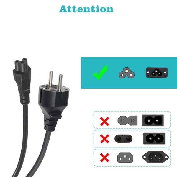 VDE CEE7-7 EU電源ケーブルからIEC C5 10A 250Vシュコケーブル