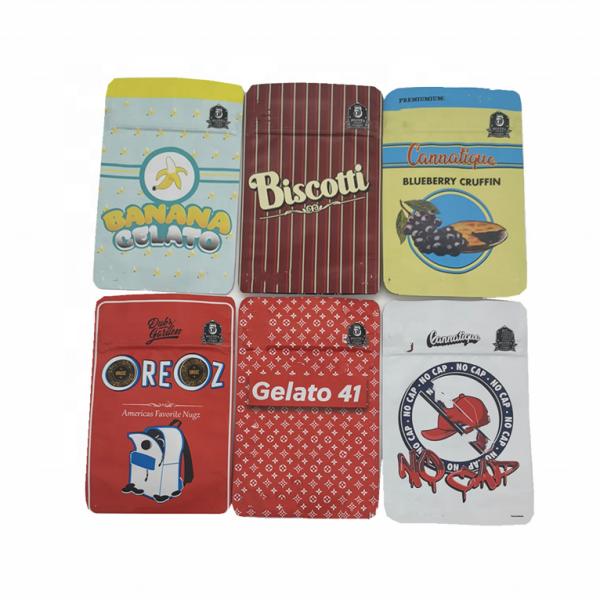 A cópia sem perigo para as crianças do Gravure do saco 16oz de Mylar do toque macio levanta-se o malote da retorta