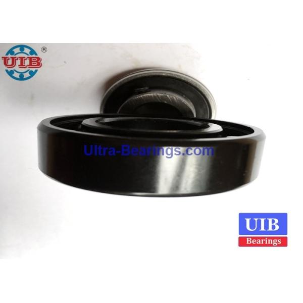 Black Coating Zinc Plated Bearings , 6205 Anti Corrosion Electroplating Bearings