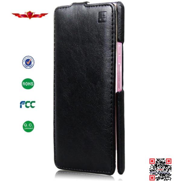Hot Selling 100% Qualify Brand New PU Flip Leather Cover Case For Huawei Ascend P6