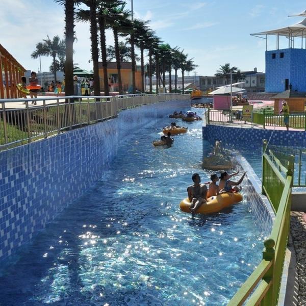 Дрейфующий парк приключений Discovery Cove Lazy River Оборудование глубина 0,8 м
