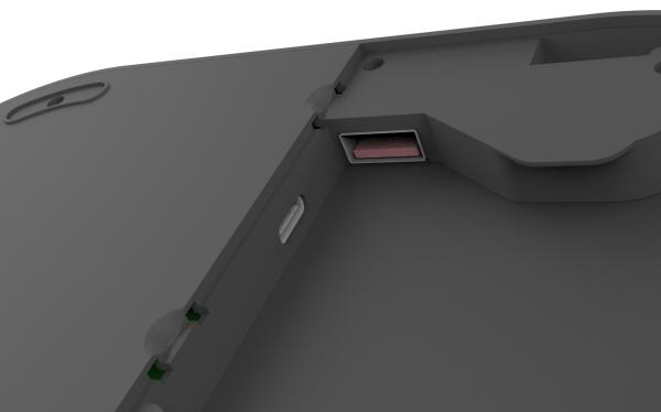 FCC ROHS Metal Wireless Charging 15W Zinc Alloy Wireless Charger Bracket