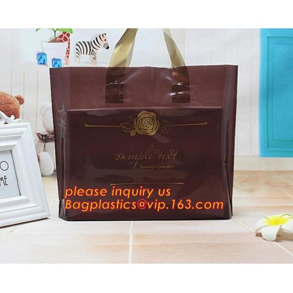 Wholesale reusable biodegradable luxury die d u cut handle cart non woven gift shopping bags with logo bagplastics bagea