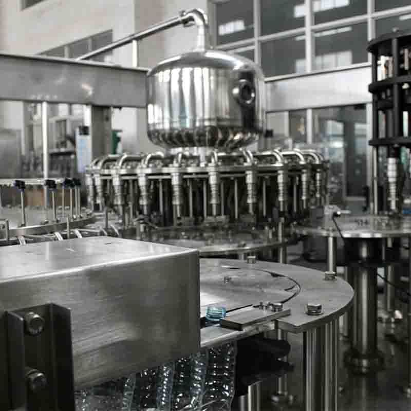 0.4Mpa 8000BPH  Hot Filling Orange Juice Machine For Glass Jars With Twist Off Caps