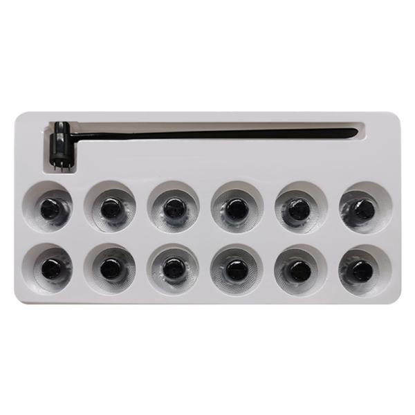 15cm de esterilidade Profissional Blossoms de ameixa Agulhas ferramenta essencial de melhoria do corpo (12pcs/caixa)