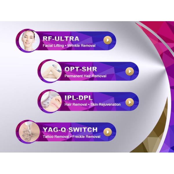 ELIGHT OPT SHR IPL Удаление волос RF 4in1 Многофункциональное оборудование для красоты для салона