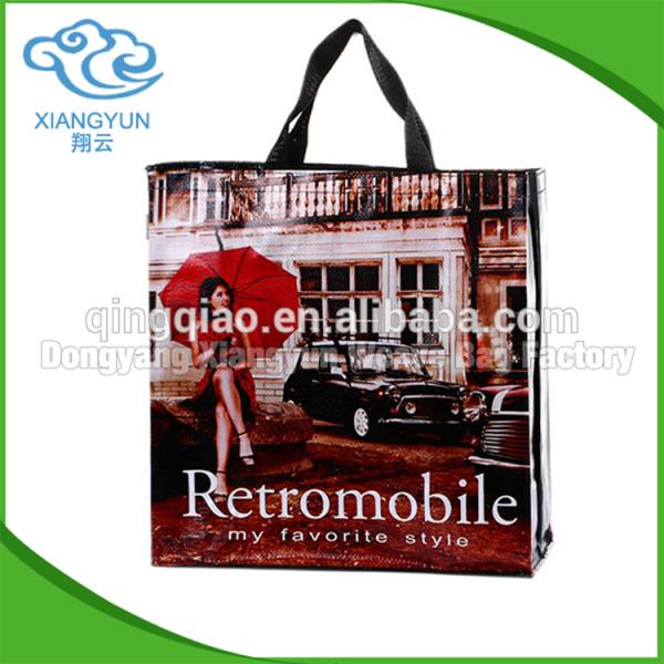 На заказ Bopp Pp Ламинированные текстильные пакеты Переработанные ручные полипропиленовые пакеты