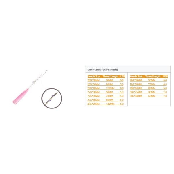 PDO продевает нитку винт Потоки Hyamely не хирургические Absorbable Pcl Pdo для подниматься стороны