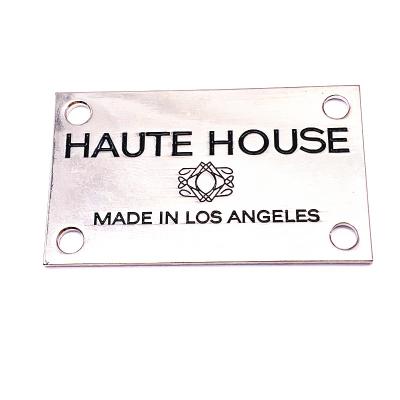 Badge Style Metal Dog Tags , Custom Stainless Steel Dog Tags For Gift