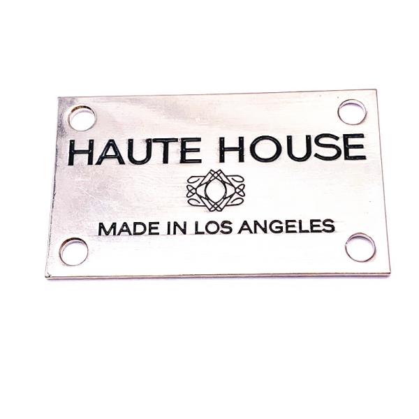 Professional Metal Dog Tags , Engraved Logo Tags Customized Size / Shape