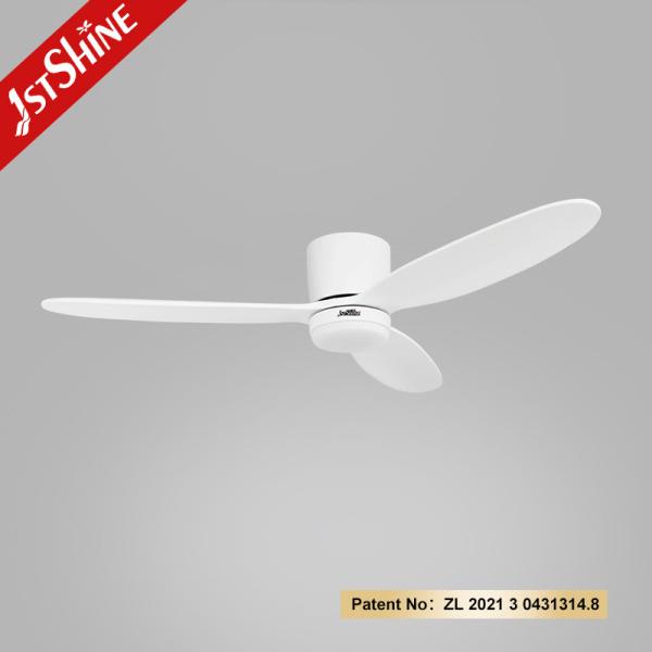 Ventilador de teto 1stshine com certificação ETL embutido ou tipo teto com luz LED e 2-