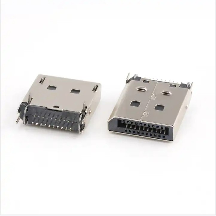 Позолоченный дисплейный порт DP мужской разъединитель для 1,6 мм PCB DP 20Pin мужской разъединитель