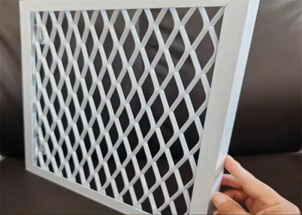 Hexagonal Shape Diamond Hole Expanded Metal Mesh Use For Ceiling