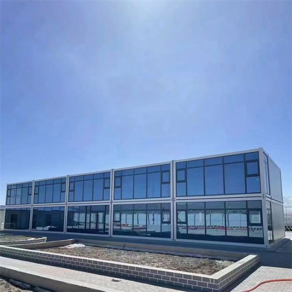 Foldable Prefabricated Home Cottage House Light Steel Prefab Tiny Home Flat Pack Villa