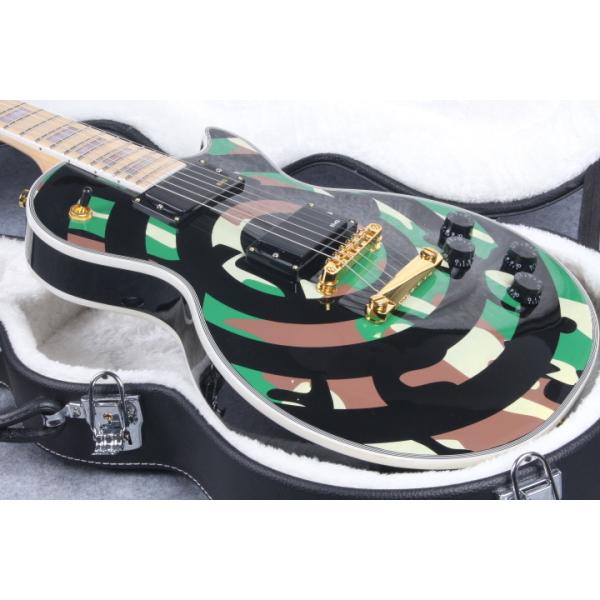 camouflage Custom Zakk Wylde bullseye guitar EMG 81/85 pickups Electric Guitar ems free shipping