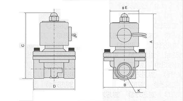 2S Series Stainless Steel Solenoid Valve For Water Industy 3/8 Inch 2S-040-10