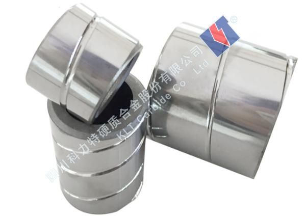 YG6/YG8/YG10 L5-65MM Oil Pump Bushing Tungsten Carbide Parts With Spiral Grooves