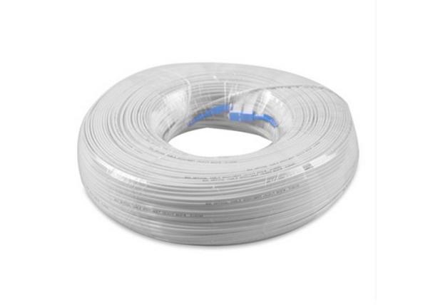 Outdoor White 50M SC G657A 1Core 3 Wire Butterfly Cable