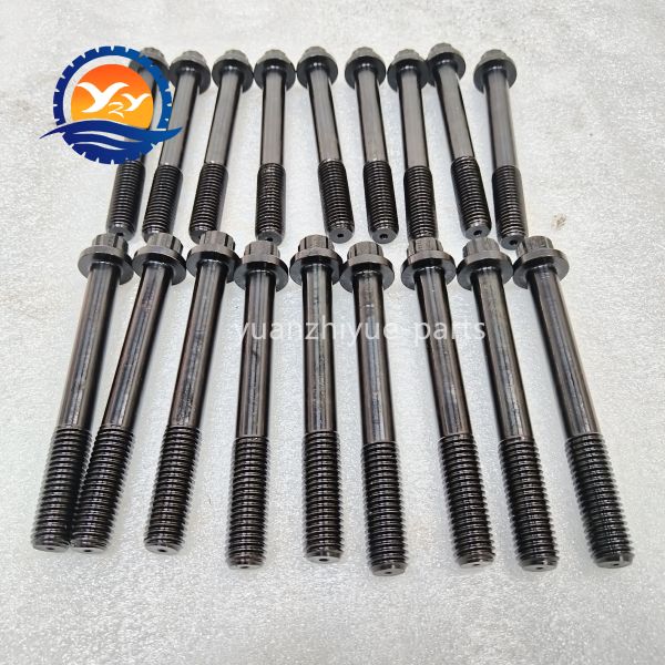4hk1 Cylinder Head Bolts/screw for Isuzu 4hk1 Engine Head Screw 8-97077638-0 8970776380 for Hitachi Excavator