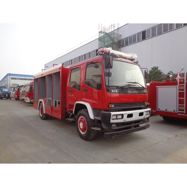 ISUZU 6T Firefighter Fire Rescue Truck FVR 240hp 6 Wheel Water Tanker Fire Truck