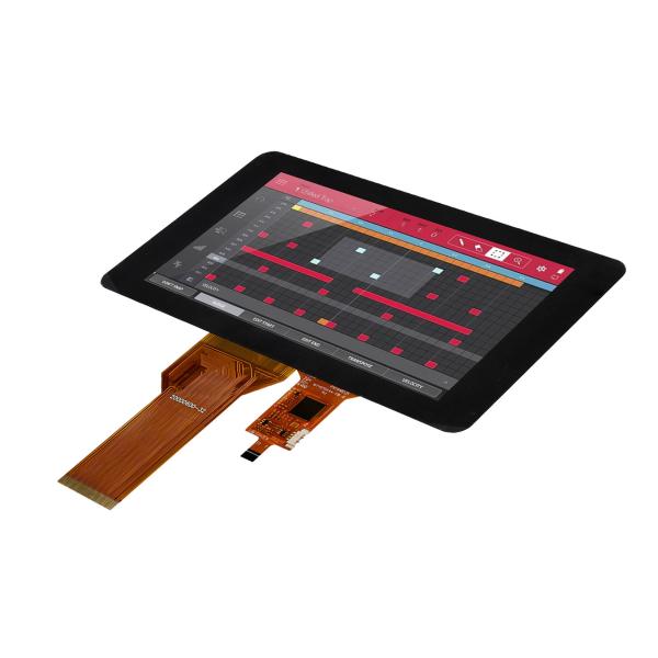 Affichage LCD TFT de 7 pouces avec interface LVDS 40Pin et large plage de température