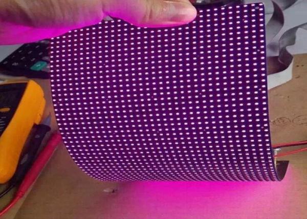Full Color LED Flexible Screen Module P2.5 P3 P4 240X120mm 120 Degree Bendable