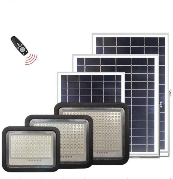 Luz de inundação conduzida solar 50w da segurança IP65 ajustável 100w 200W 300w 400w