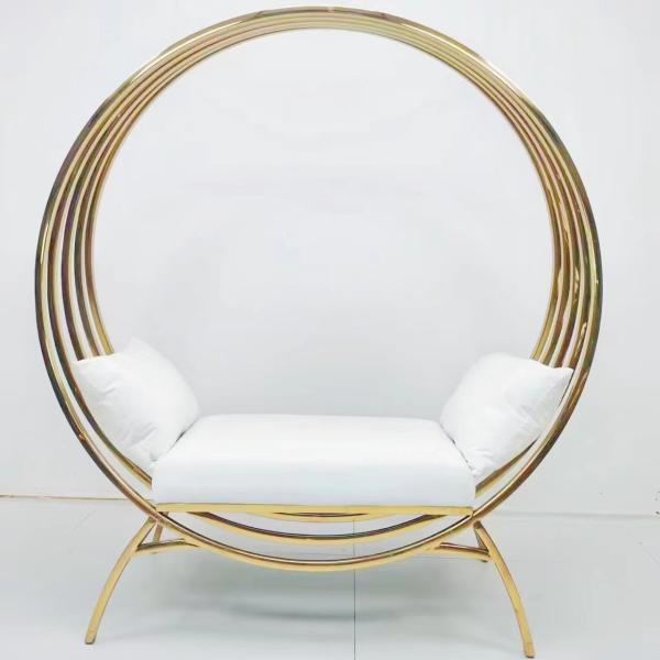 Классический свадебный парный диван, круглый свадебный трон, птичьи клетки, стул