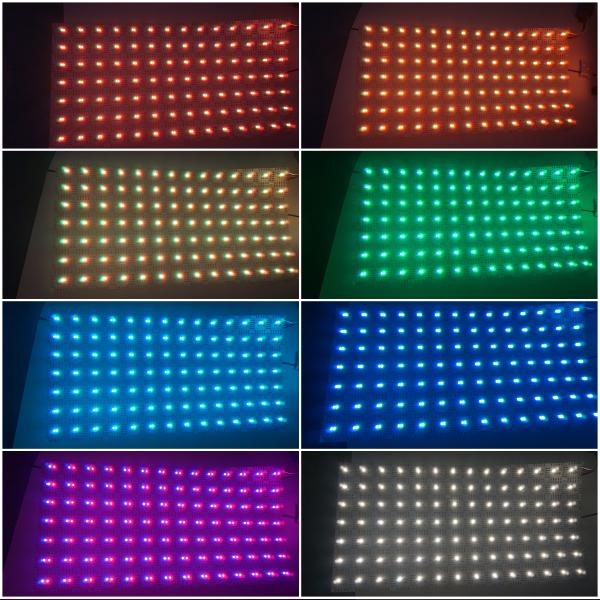 Гибкая RGB + W LED панель LED полоса IP20 24V 240mm Ширина светодиодный фоновый свет