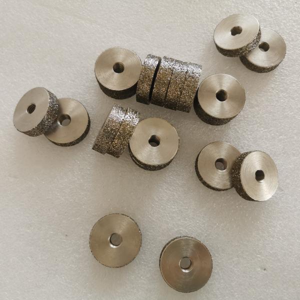 Diameter 38mm Customizable Electroplated Diamond Wheels For Hard Material Grinding