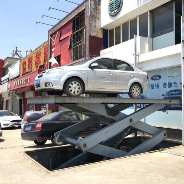 3500kgs Automotive Lift Table 3m Fixed Car Scissor Lift For Garage