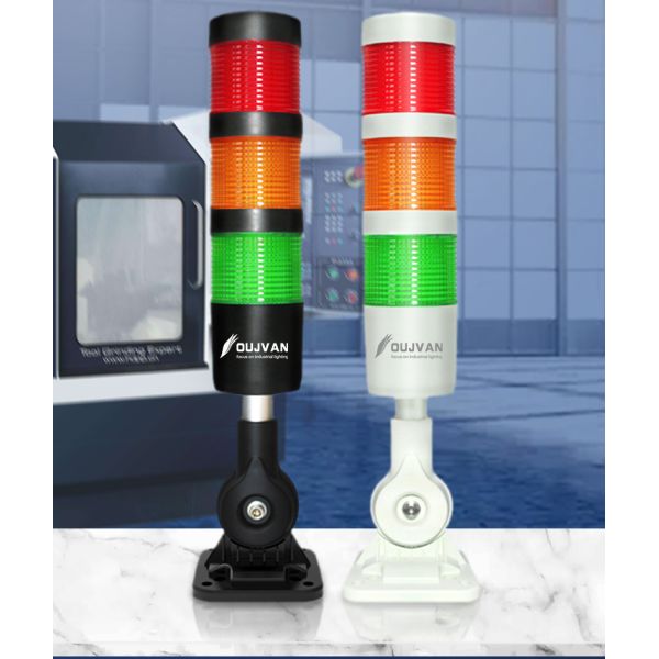 Luces indicadoras de estado de la máquina multicapa ABS 24v DC para máquinas herramienta CNC