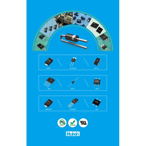 2 Pin DO-41 T/R 1A 50ns High Frequency Rectifier Diodes