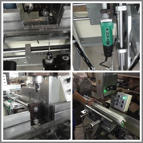Two Axis Automatic Slot CNC Router Milling Machine , Vinyl Window Door Machinery 30mm Slot Depth