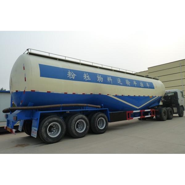 45M3 V Type Bulk Cement Tanker Powder Tank Semi Trailer with 11980*2500*3800mm Size