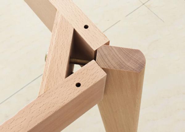 Clear Texture Beech Wood Legs , OEM ODM Eames Chair Wooden Legs