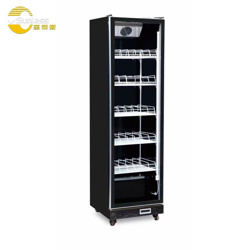 Hotel Glass Door Display Refrigerator Beer Drink Fridge