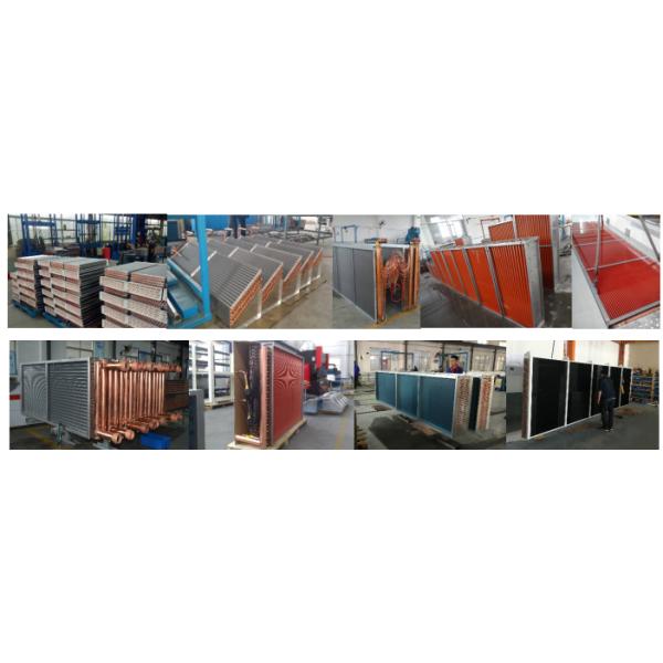 Copper Tube Aluminum Fin Tub Heat Exchanger , Home Portable AC Heat Exchanger