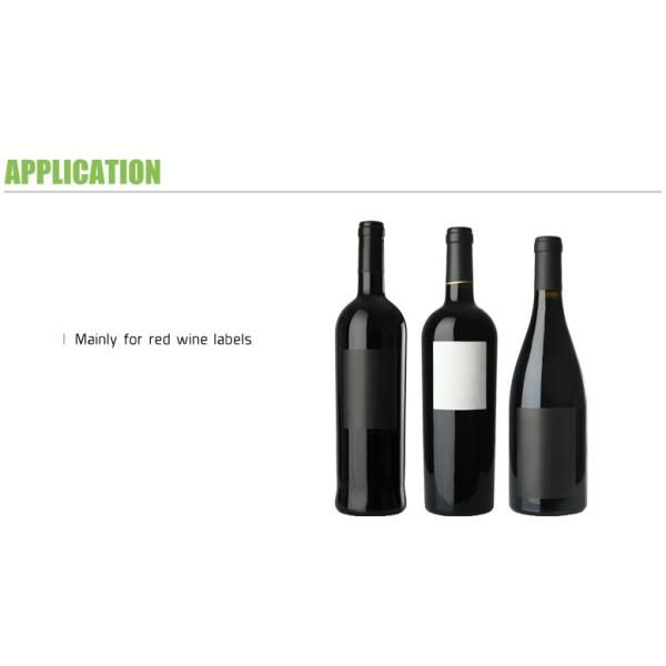 Pressure-sensitive hot glue for wine label