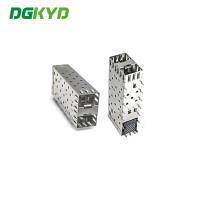 Bronze de phosphore du connecteur 15U de l'épaisseur 0.25mm RJ45 SFP de cage de DGKYD21SFP1N3A00200B022 2*1