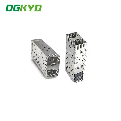 Bronze de fósforo do conector 15U da espessura 0.25mm RJ45 SFP da gaiola de DGKYD21SFP1N3A00200B022 2*1