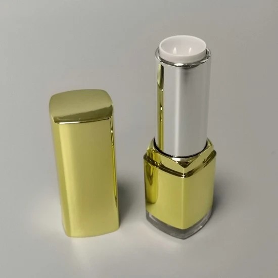 JL-LS111 3ml Gold Lipstick Tube Makeup Packaging Empty Refillable Lip Gloss Tube