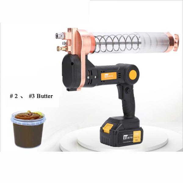 Heavy Duty 600cc Electric Grease Gun With 6800g/Min Oil Output From Two Batteries