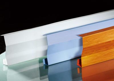 In Line  Metal Ceiling Systems  For Train Station Decoraion 110mm Height