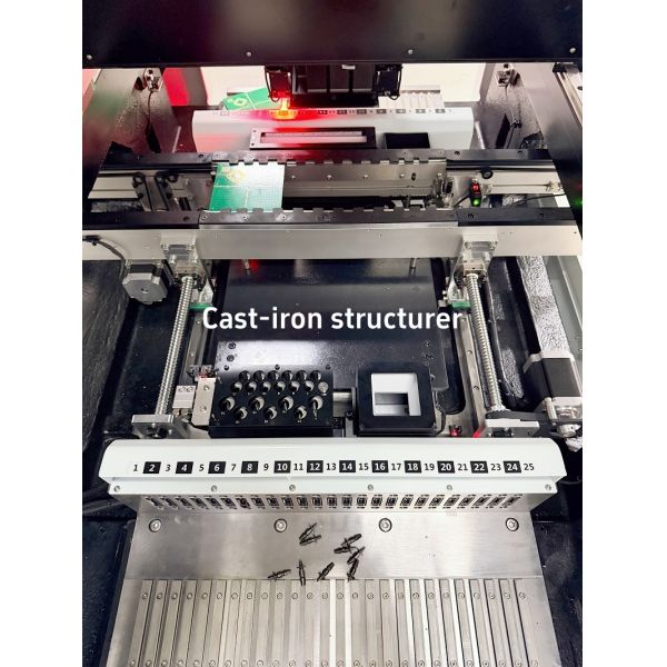 Best Seller 6 heads TC06 Pick and Place Machine Cast-iron Frame SMT Chip Mounter