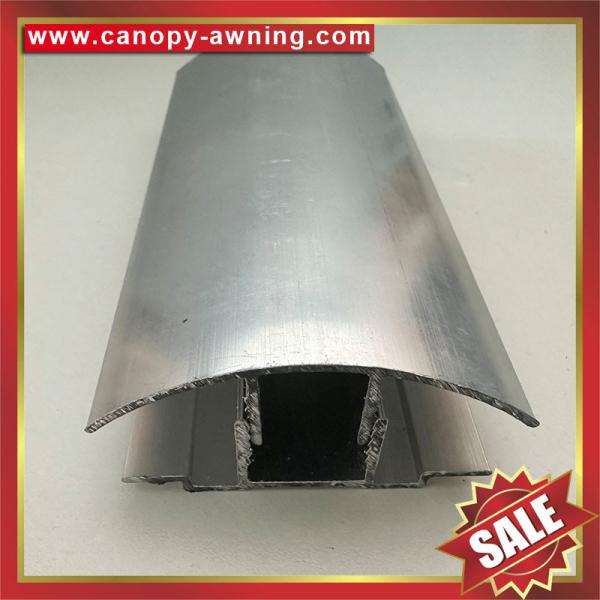 Popular aluminum Buckle Snap Connector profile for pc hollow polycarbonate sheet for sale